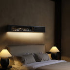 Mountain Modern Acrylic & Wood Wall Light