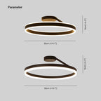 Arisha Modern Circle Flush Mount Ceiling Light Bedroom