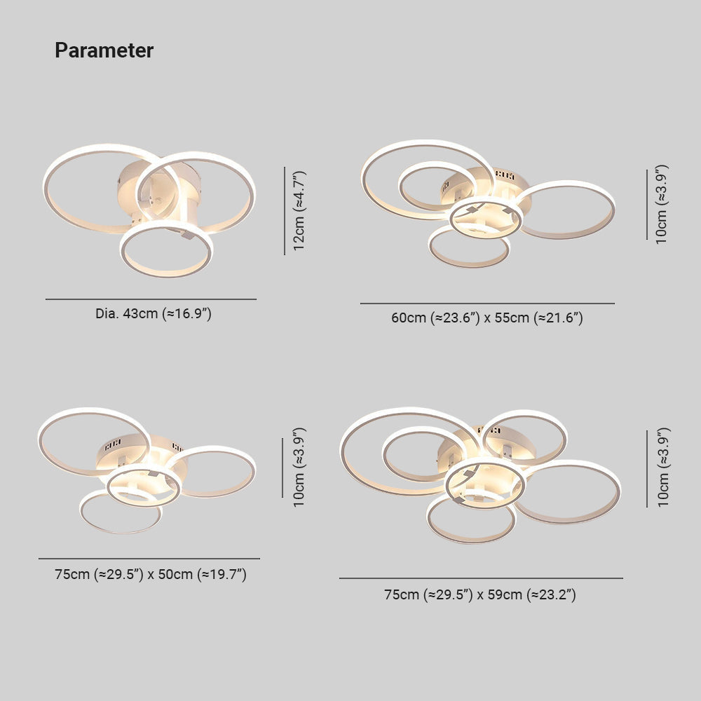 Arisha LED Ceiling Light Circle Ring