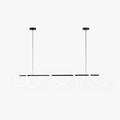 Arisha Curved & Linear Semi Flush Mount Ceiling Light