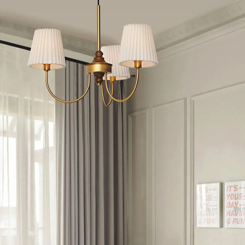 Silva Modern Retro Fabric Chandelier