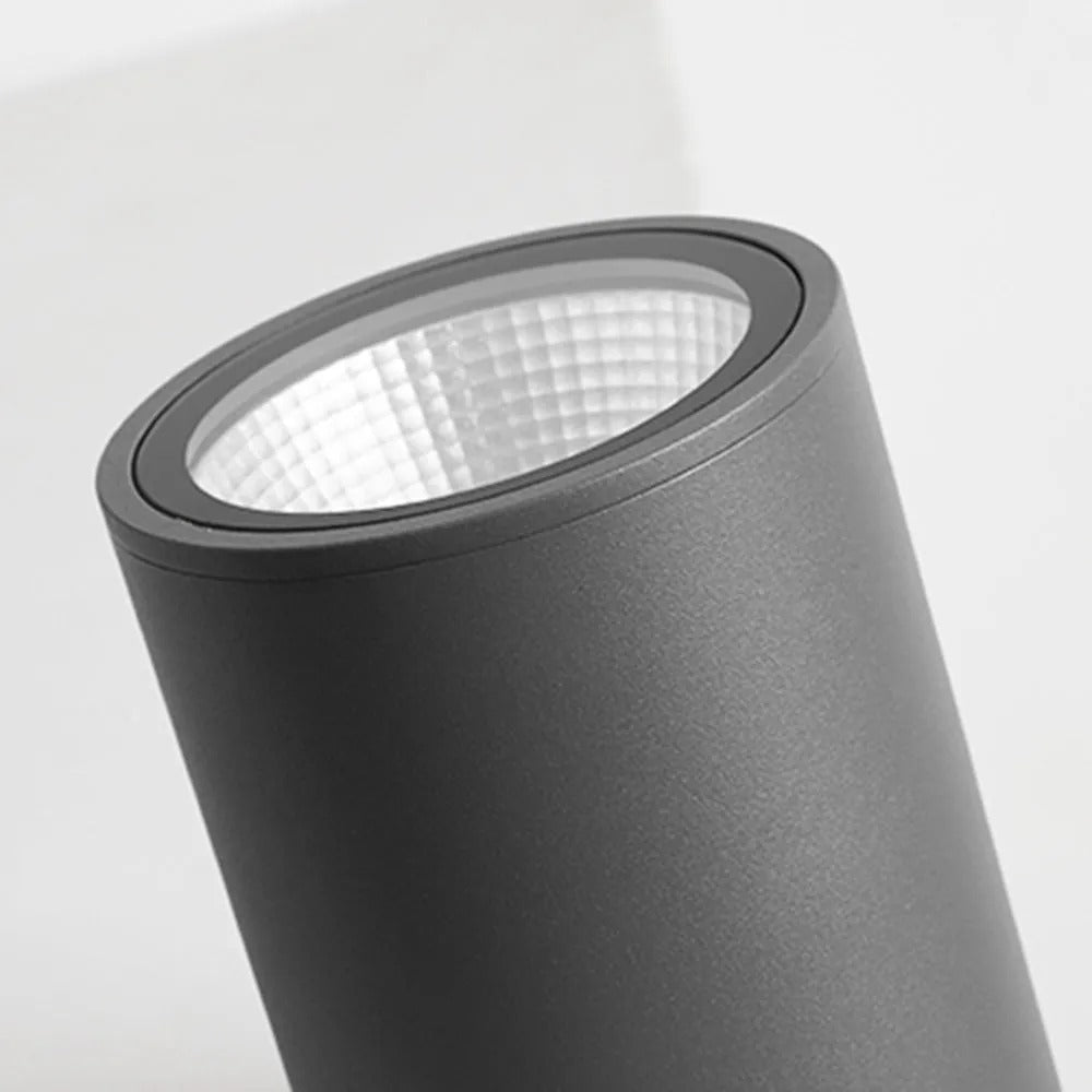 Ray Modern Cylindrical Flush Mount Ceiling Light Glass