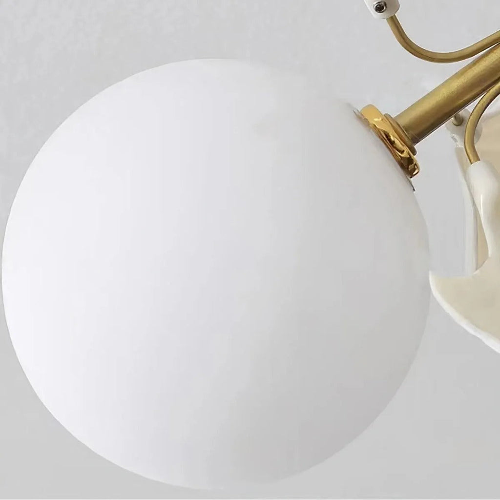 Olivia Nordic Multi Globe Ceramic Flush Mount Ceiling Light