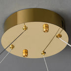 Kristy Modern Luxury Round Glass Chandelier