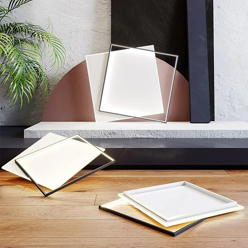 Arisha Modern Duo-Square Flush Mount Ceiling Light