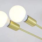 Valentina Flush Mount Ceiling Lights Linear Industrial, /Glass, Bedroom