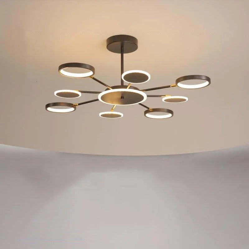 Modern Led Chandelier Geometric Acrylic