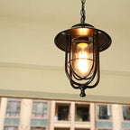 Epoch Retro Lantern Pendant Light Bronze