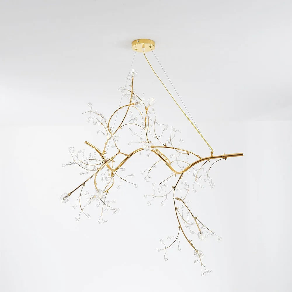 Olivia Romantic Art Deco Branch Pendant Light Living Room - image 9