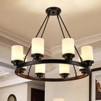 Silva Retro Glass Chandelier for Living Room