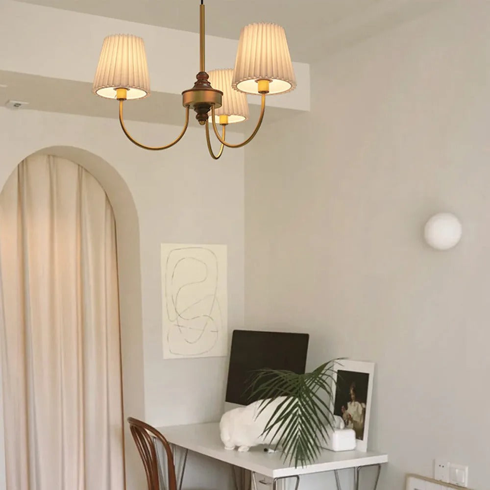 Silva Modern Retro Fabric Chandelier