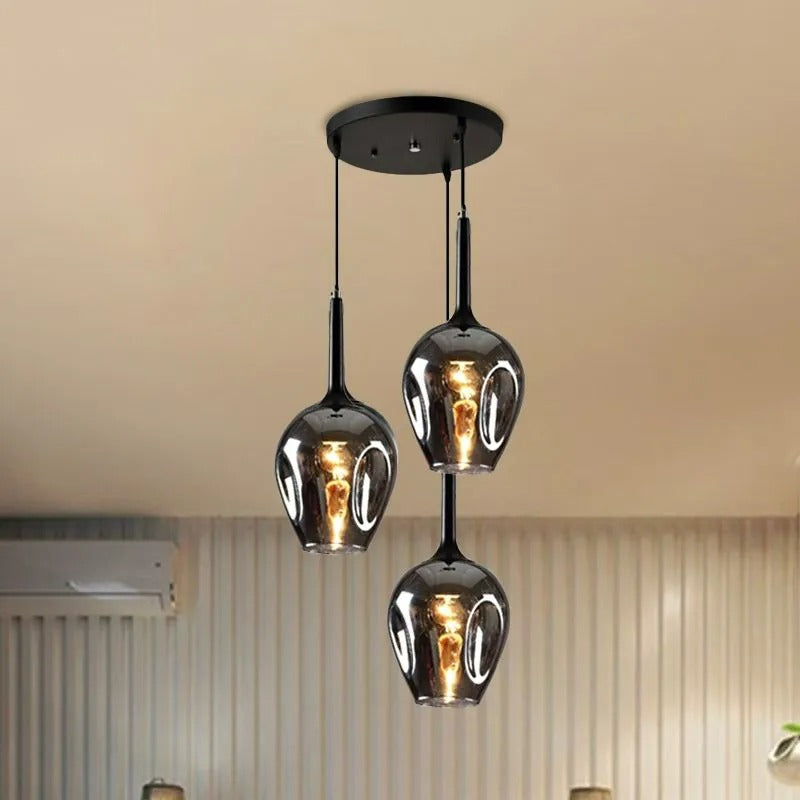 Valentina Nordic Minimalist Cluster Glass Pendant Light