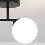 Valentina Semi-Flush Mount Ceiling Light, 2 Color, 12"