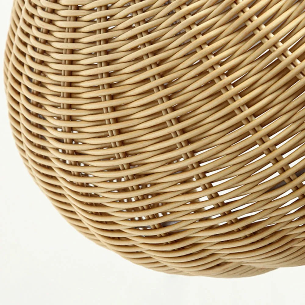 Ritta Modern Lantern Pendant Light, Coffee & Beige