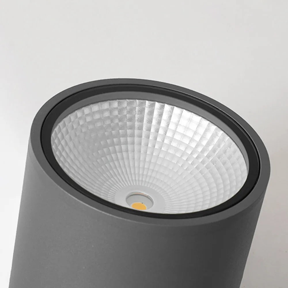 Ray Modern Cylindrical Flush Mount Ceiling Light Glass