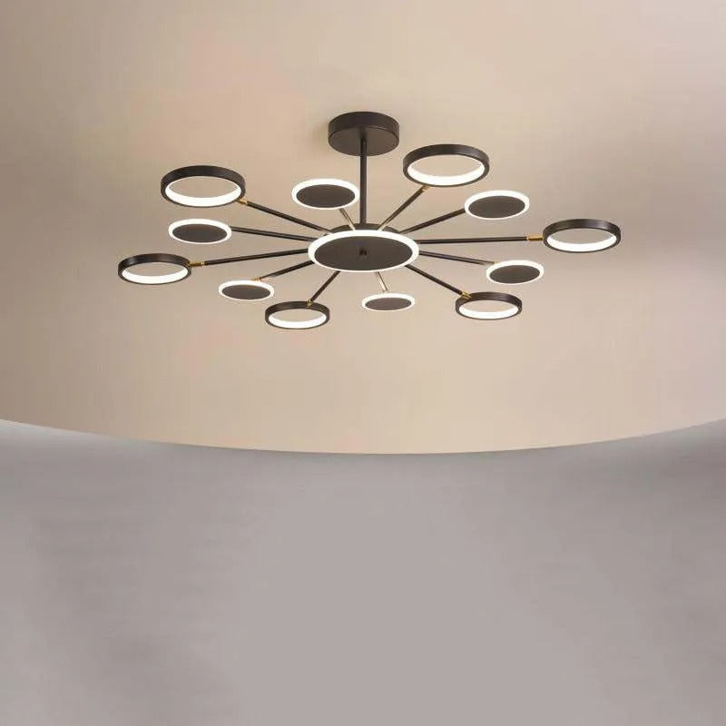 Modern Led Chandelier Geometric Acrylic