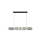 Arisha Modern Nordic Linear Copper Glass Pendant Light Brass