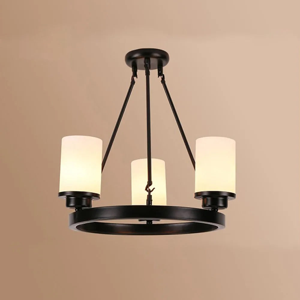 Silva Retro Glass Chandelier for Living Room