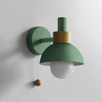 Valentina Modern LED Wall Lamp Glass Bedroom White/Yellow/Pink/Green