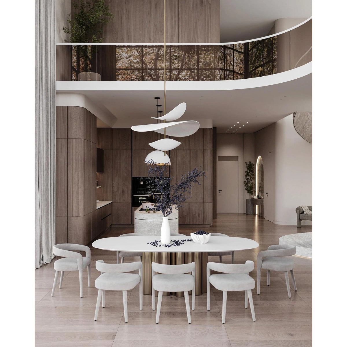 Unorara Premium Nordic Floating Pendant Lamp - image 3