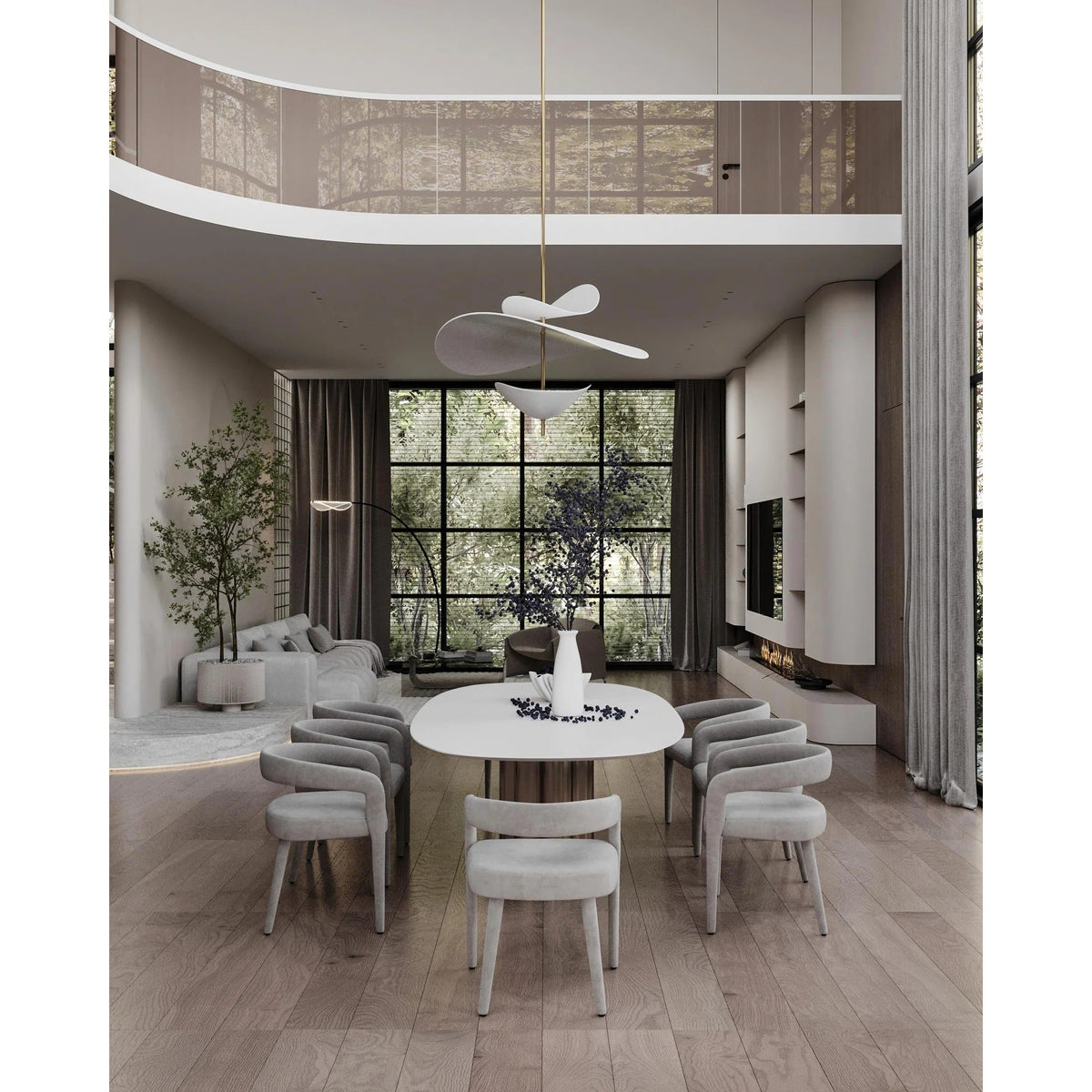 Unorara Premium Nordic Floating Pendant Lamp - image 7