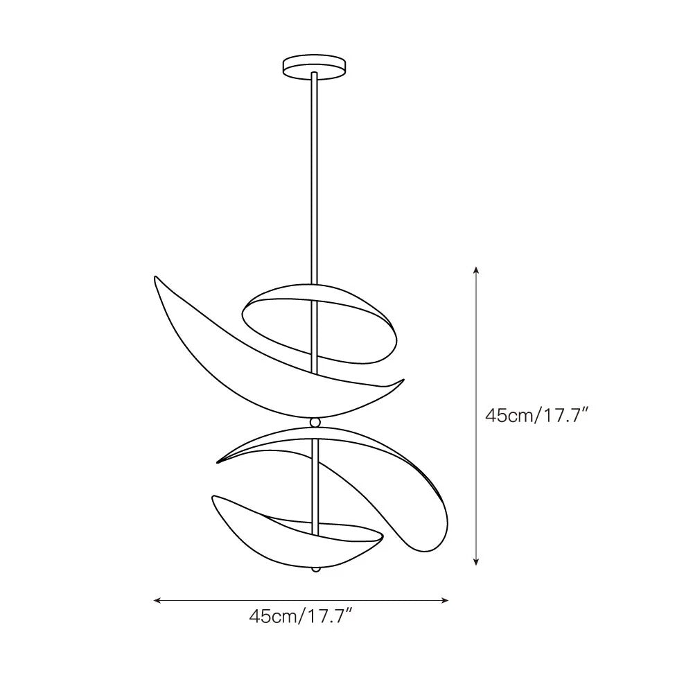 Unorara Premium Nordic Floating Pendant Lamp - image 6