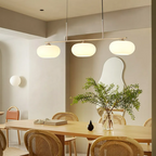 Valentina Cream Cluster Pendant Light, 3 Heads