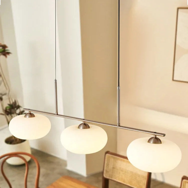 Valentina Cream Cluster Pendant Light, 3 Heads