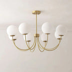 Valentina Modern Ball Bubble Glass Chandelier