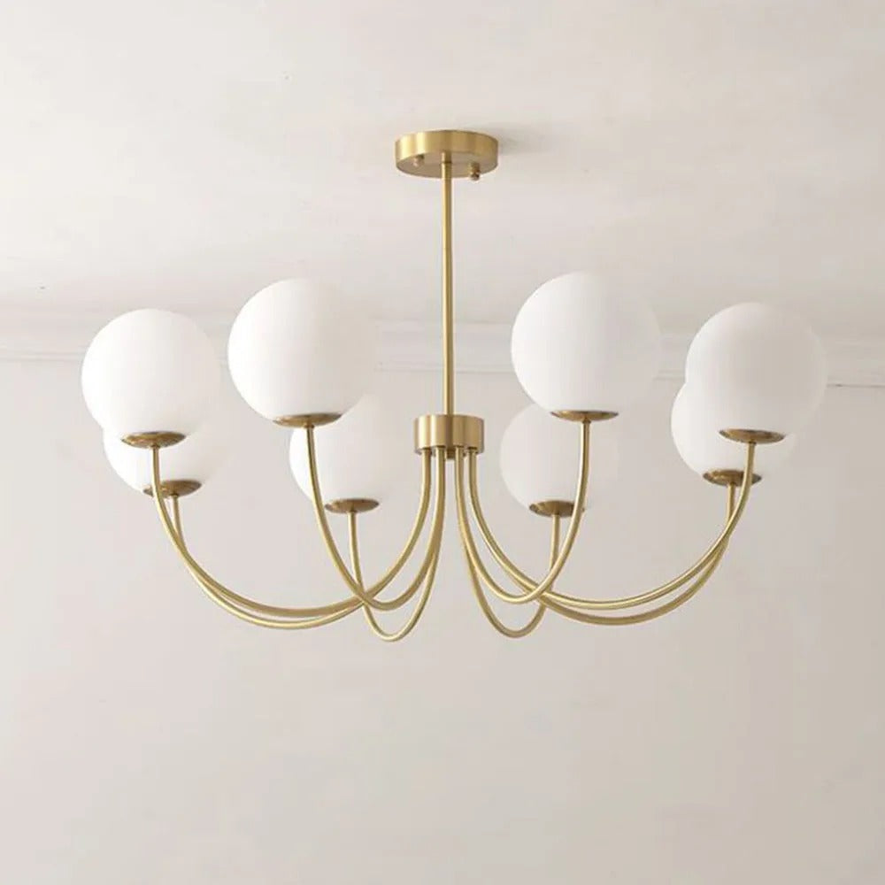 Valentina Modern Ball Bubble Glass Chandelier