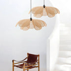 Ritta Handmade Pendant Light, Rattan/Willow Weave