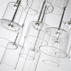 Kristy Modern Geometric Cluster Glass Pendant Light