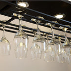 Epoch Candle Pendant Lighting for Kitchen Island Wine Glass Holder