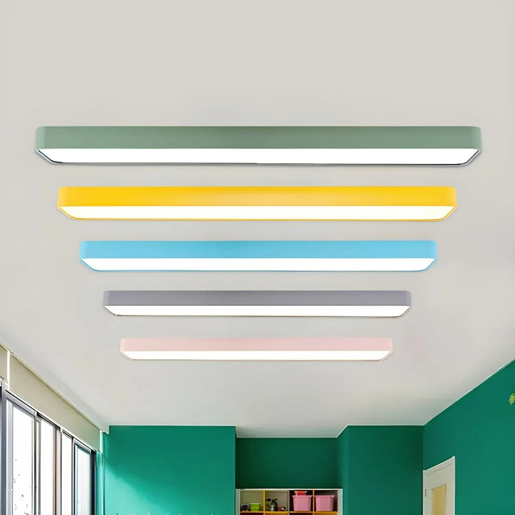 Arisha Modern Linear Colorful Ceiling Light, Children Bedroom