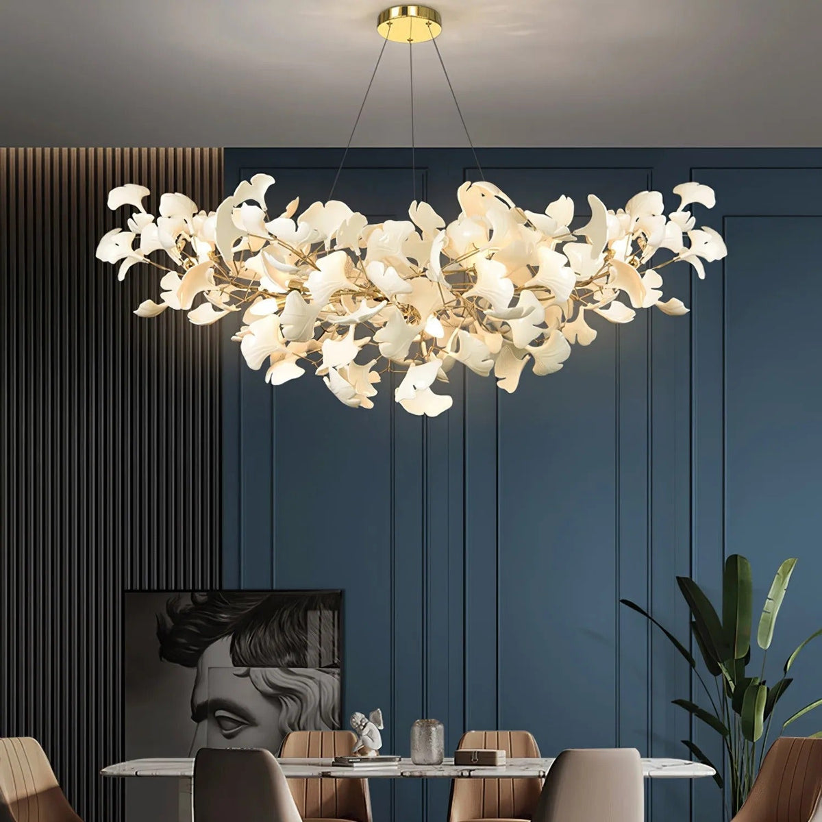 Olivia  Luxury  Chandelier Ceramics Living Room  U Arc Shape - image 8
