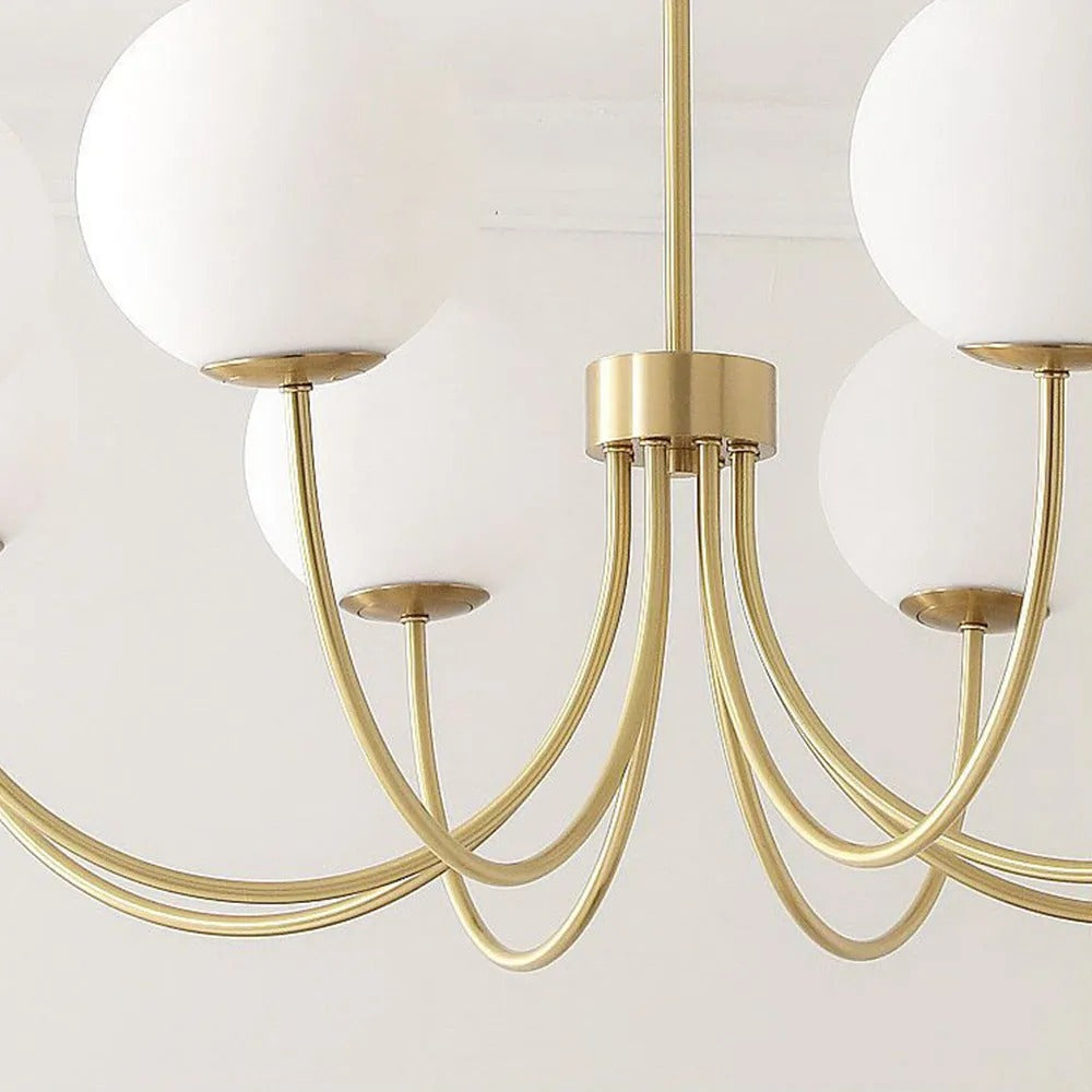 Valentina Modern Ball Bubble Glass Chandelier