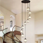 Kristy Modern Minimalist Glass Chandelier Living Room