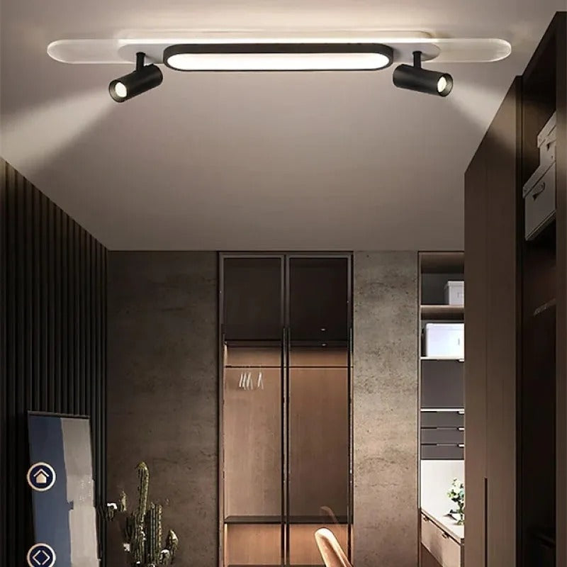 Aim Modern Rectangular LED Acrylic Ceiling Light