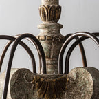 Silva Retro Design LED Chandelier Bronze Living Room