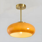 Arisha Modern Semi Flush Mount Ceiling Light, Round
