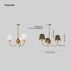 Silva Modern Retro Fabric Chandelier