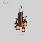 Epoch Industrial Lantern Glass Pendant Light