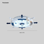 Arisha Modern Rudder Flush Mount Children Ceiling Light Bedroom