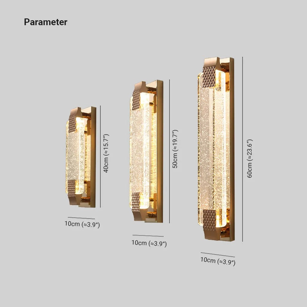 Arisha Modern Indoor Wall Lamp /Glass Living Room/Dining Room