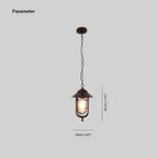Epoch Retro Lantern Pendant Light Bronze