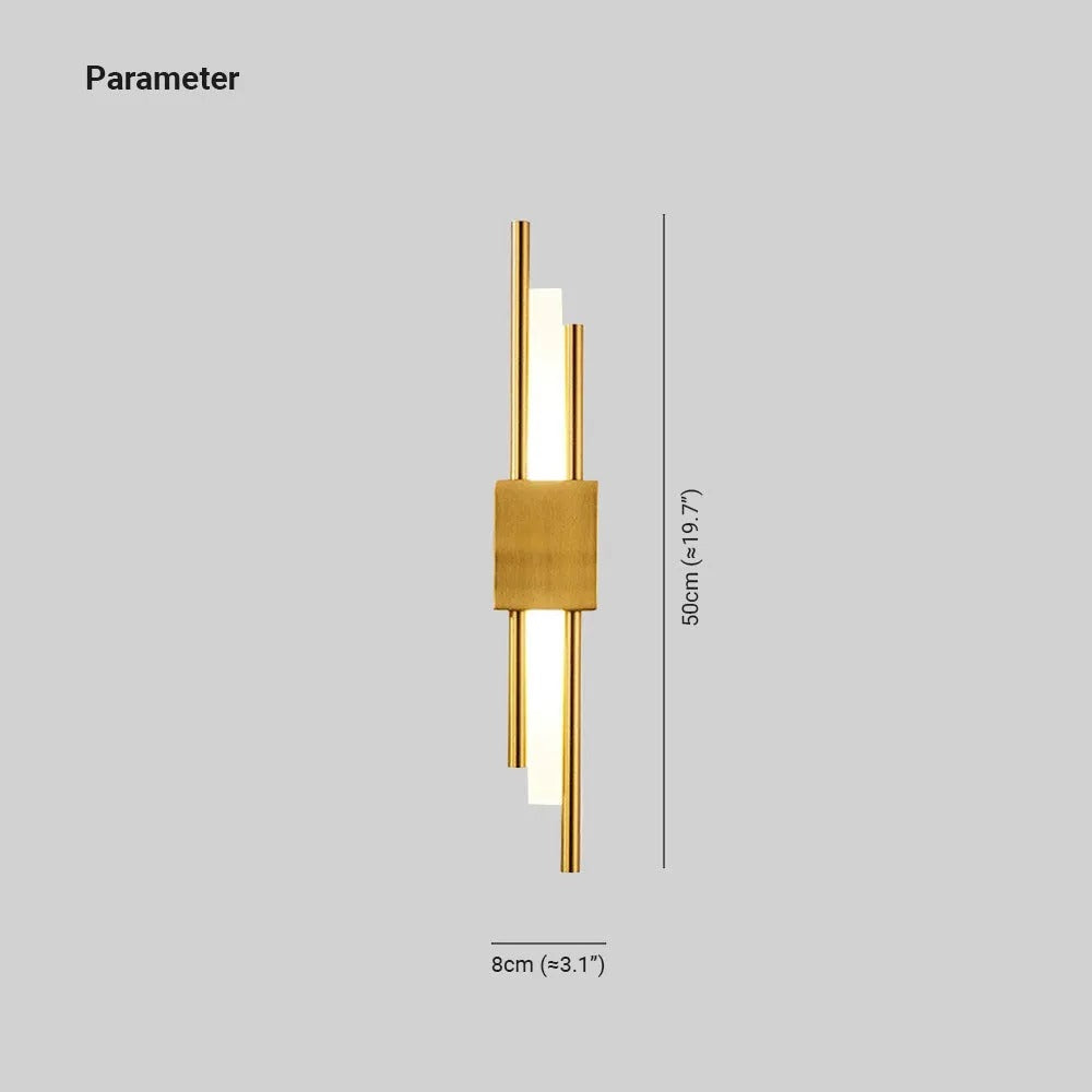 Arisha Modern Linear Design LED Indoor Wall Lamp Bedroom Living Room Dining Room