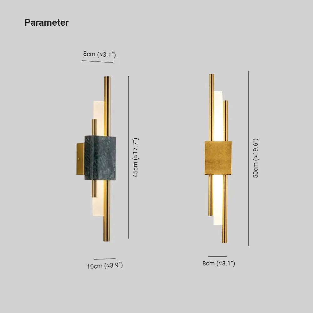Arisha Modern Marble LED Wall Lamp