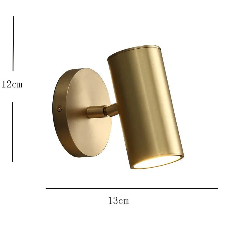 Arisha Moden Spotlight Cylindrical Wall Lamp