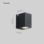 Ray Modern Outdoor Rotatable Spotlight Wall Lamp