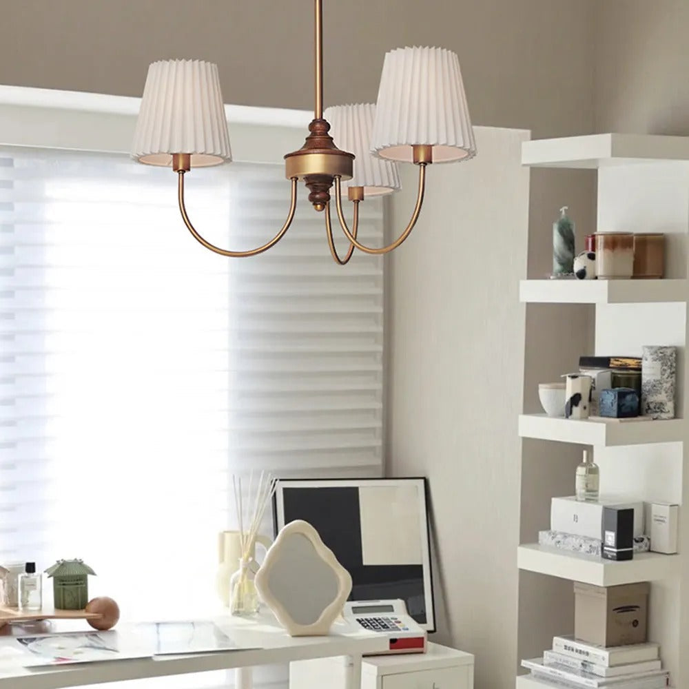 Silva Modern Retro Fabric Chandelier